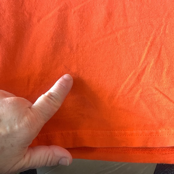 Triumph Metro Racing Orange Men's T-Shirt - Picture 11 of 11